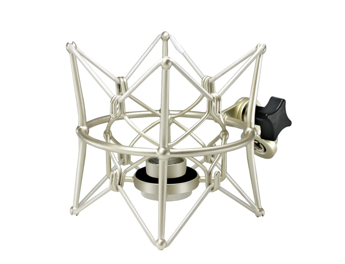 SUUNTOK Microphone Shock Mount Anti-Vibration Mic Holder Spider Recording Mic Shockmount Stand Compatible with Neumann U87 Ai, U89 i and TLM 67