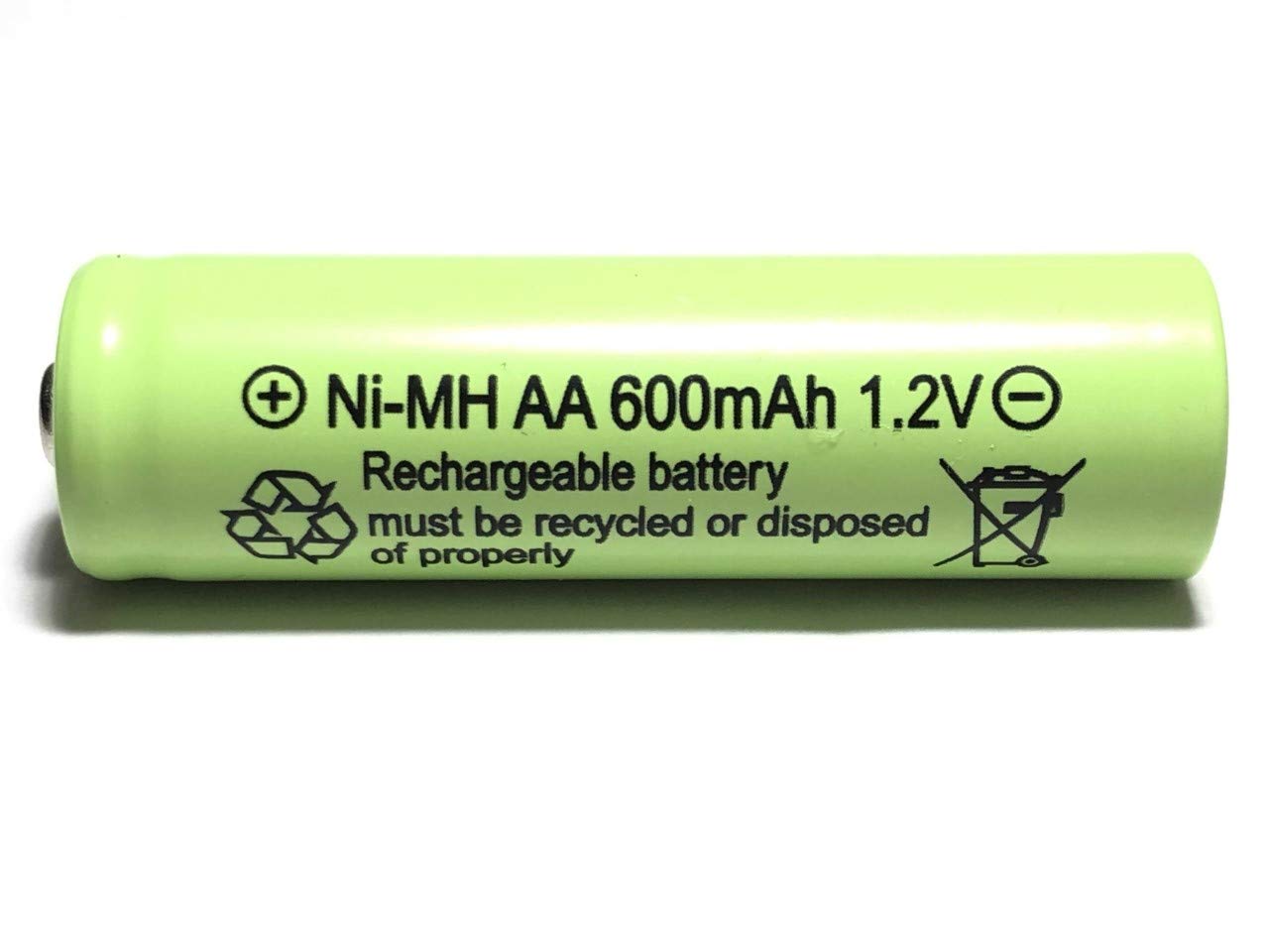 RELIGHTABLE AA NiMh 600mAh 1.2V Rechargeable Batteries for Solar Garden Lights (Pack of 20)