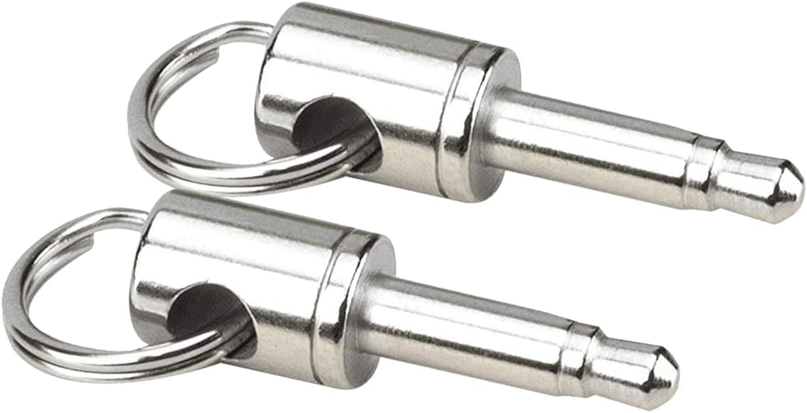 Dongle Dangler - Secure Headphone Jack Adapter Keychain (Chrome 2-Pack) for iPhone 17, 17e, 16, 15 (USB-C) & 14, 13 (Lightning) - Anti-Loss 3.5mm Aux