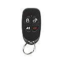 NAPCO GEM-KEYF Compact 4-Button Key-Chain Remote (One Pack) (One Pack)