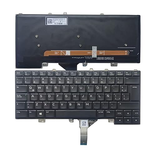 Laptop Replacement Keyboard Compatible for Dell DELL Alienware 15 R3 15 R4 13 R3 Backlit P69F PK131Q72A00 0D69R2 PK1326S1C02 0KYM7R (Latin Layout)