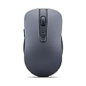 Lenovo Bluetooth Silent Mouse (WL300) - 5 Button Computer Mouse with Silent Left & Right Click - Sculpted Grip, Microsoft Swift Pair, Up to 1600 DPI