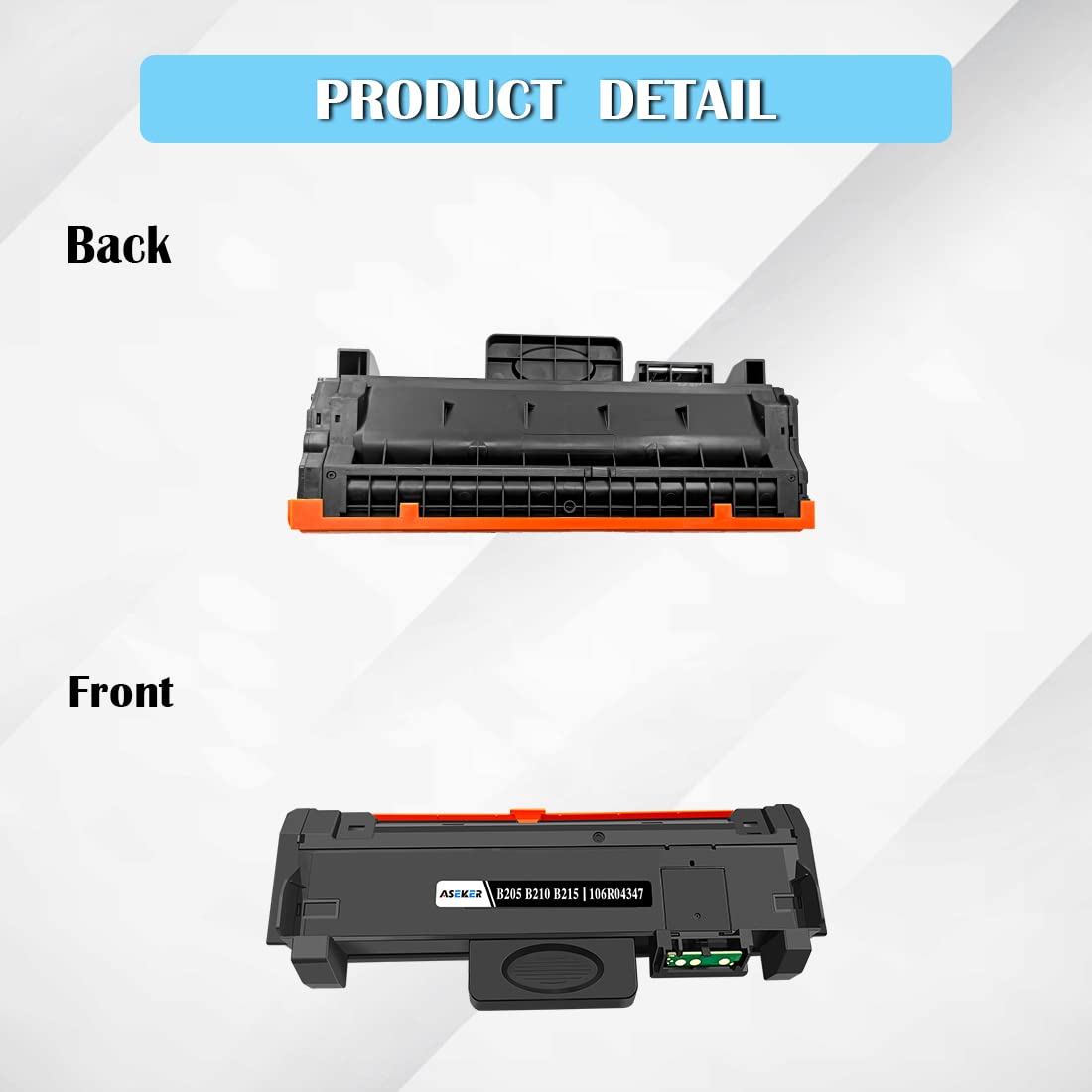 ASEKER B205 B210 B215 Black Toner Cartridge High Yield 3000 Pages Compatible for Xerox B205 B210 B215 B210DNI B205DNI B205MFP B215DNI B215MFP Printers