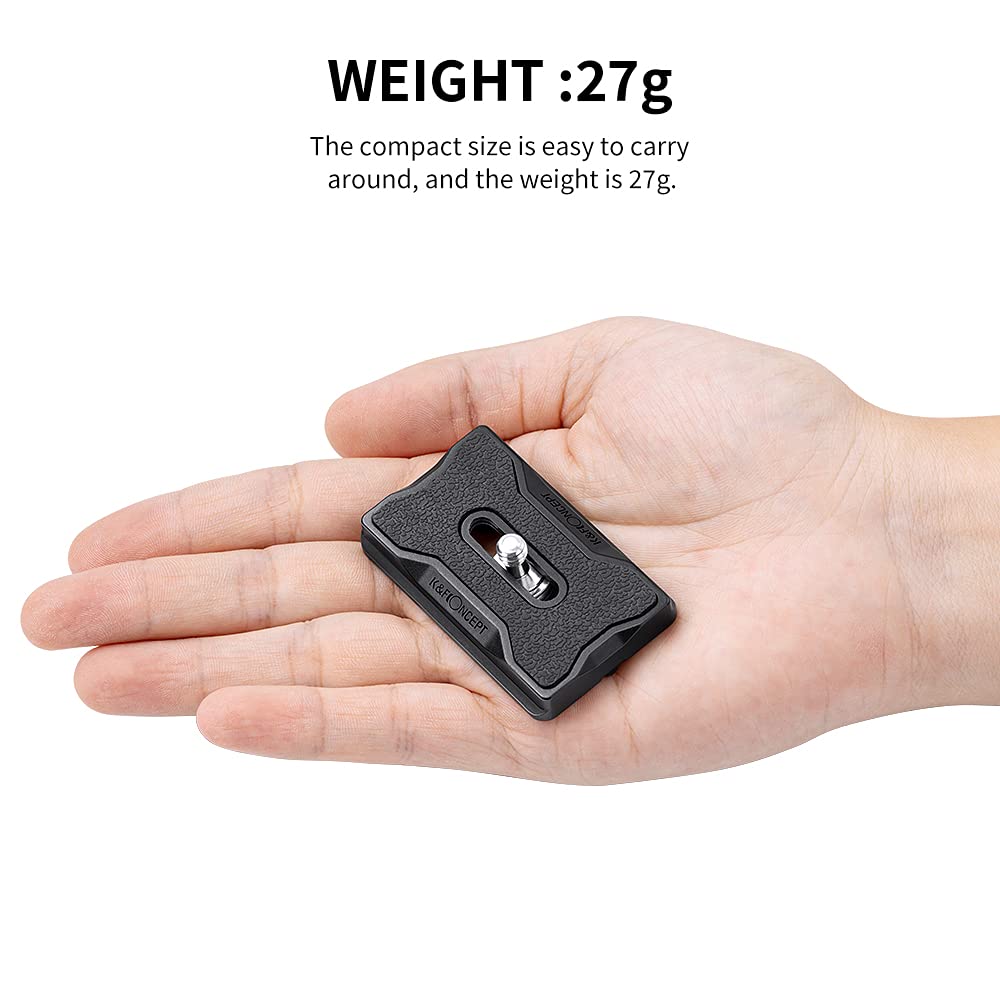 K&F Concept K-28 Camera Tripod Quick Release Mounting Plate 2 Pack