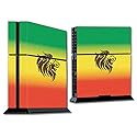 MightySkins Skin Compatible with Sony PS4 Console - Rasta Lion | Protective, Durable, and Unique Vinyl Decal wrap Cover | Easy to Apply, Remove,
