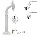 WiTi Security Camera Mount Bracket 6 inch Base,15.7inch-23.6 inch Extendable J-Pole Compatible with Reolink Amcrest IP Cameras, Solid Metal Mounting