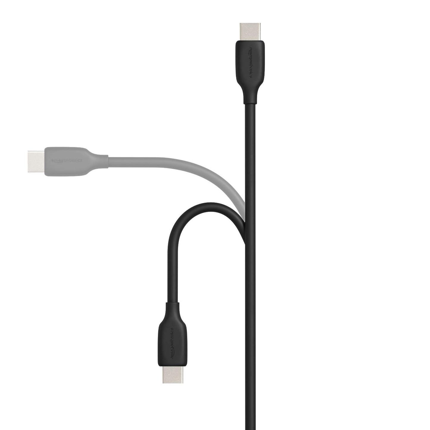 Amazon Basics USB-C to USB-A 2.0 Fast Charger Cable, 480Mbps Speed, USB-IF Certified, for Apple iPhone 16/15, iPad, Samsung Galaxy, Tablets, Laptops