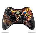 MightySkins Glossy Glitter Skin for Microsoft Xbox 360 Controller - Golden Dragon | Protective, Durable High-Gloss Glitter Finish | Easy to Apply
