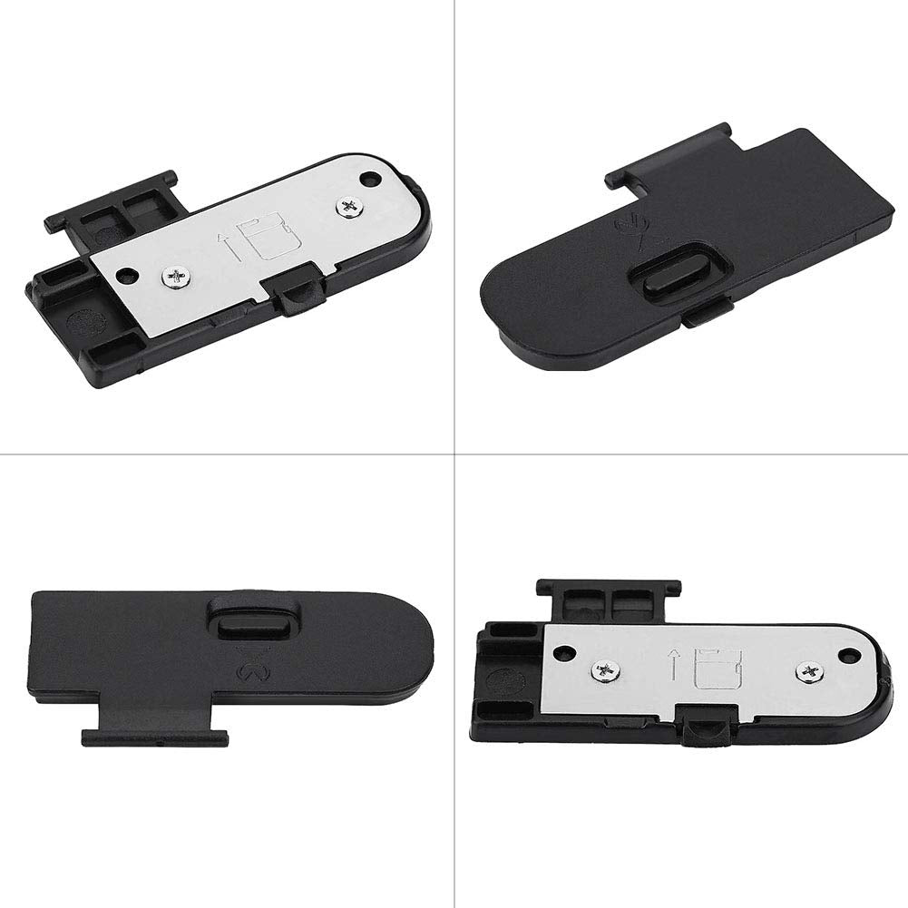 Acouto Battery Door Cover Lid Replacement Digital Camera Battery Cover Repair Parts Fit for D5100 Cameras Metal and Plastic