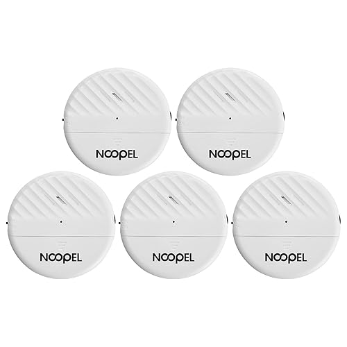Window Alarms for Home Security 5 Pack, Glass Break Sensor, Window Sensor for Office Safety, Ultra-Loud 125db Advanced Vibration Sensors, Featuring