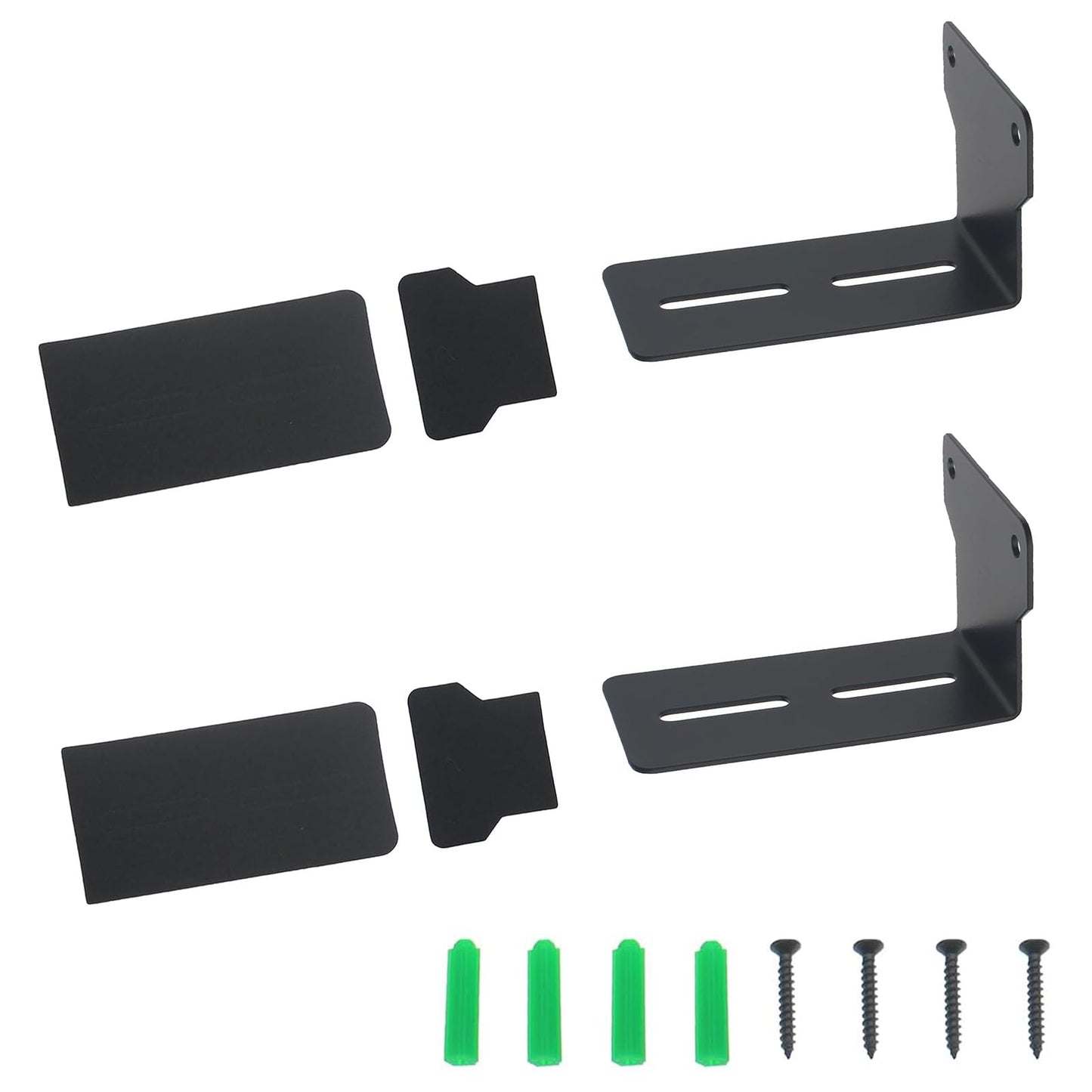 SYCZIOHU Sound Bar Mounts Under TV Wall Mount Brackets with Hardware Kit for Universal Sound bar Speaker Shelf Mounting Holder Compatible Most