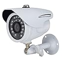 Speco HD-TVI 2MP Color Waterproof Marine Bullet Camera w/IR, 10' Cable, 3.6mm Lens, White Housing