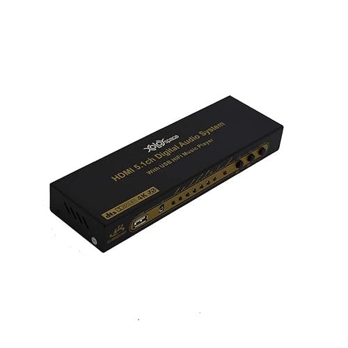 XOLORspace DU50 HDMI/ARC/COAXIAL/Optical/USB to 5.1 Audio decoder System with Remote Control