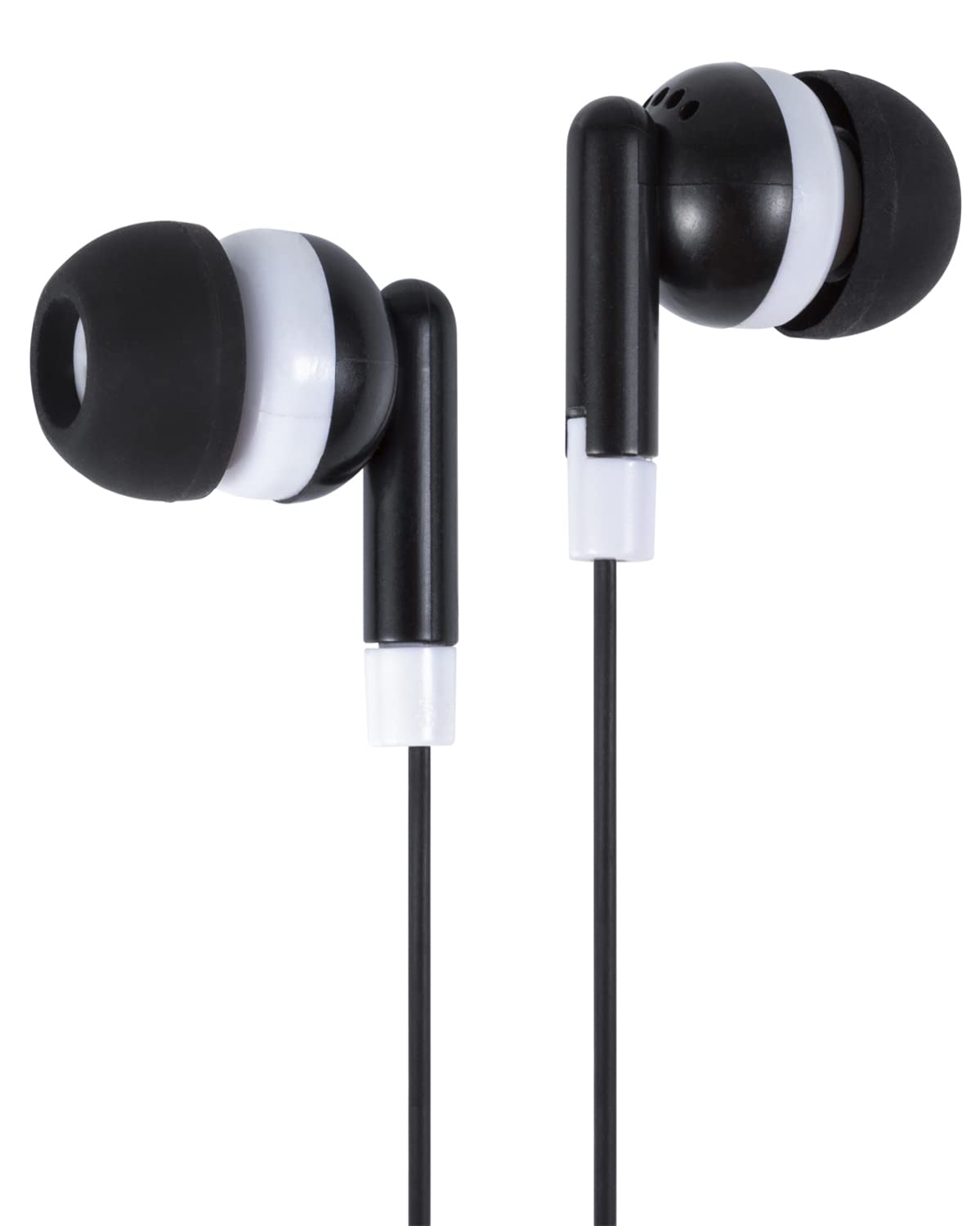 Wjjitan Wholesale Bulk Earbuds Headphones 100 Pack Individually Bagged Earphones for Schools, Classroom, Students, Libraries, Hospitals, Museums