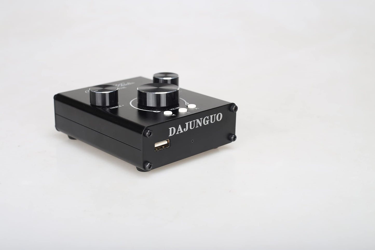 DAJUNGUO AUDIO Amplifiers Bluetooth Input and 3.5mm Aux Input,2.0 Channel Stereo Amplifier 100W*2 Power Output,Black