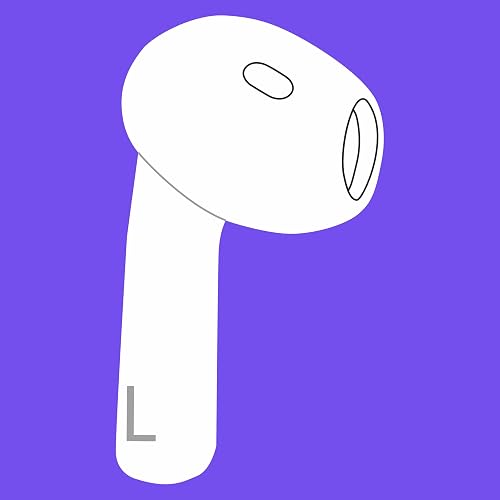 Meenova OEM A3056 One Left Earbuds Replacement (ANC Version) for Pod (4th Generation), Legit Single Left Ear Side Only, Compatible with Original Air 4