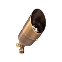 Lumen Logic 12V LogiSpot Brass Outdoor Spotlight (Bronze) for Low Voltage Landscape Lighting of Yard, Lawn, Garden, Patio, Trees & House