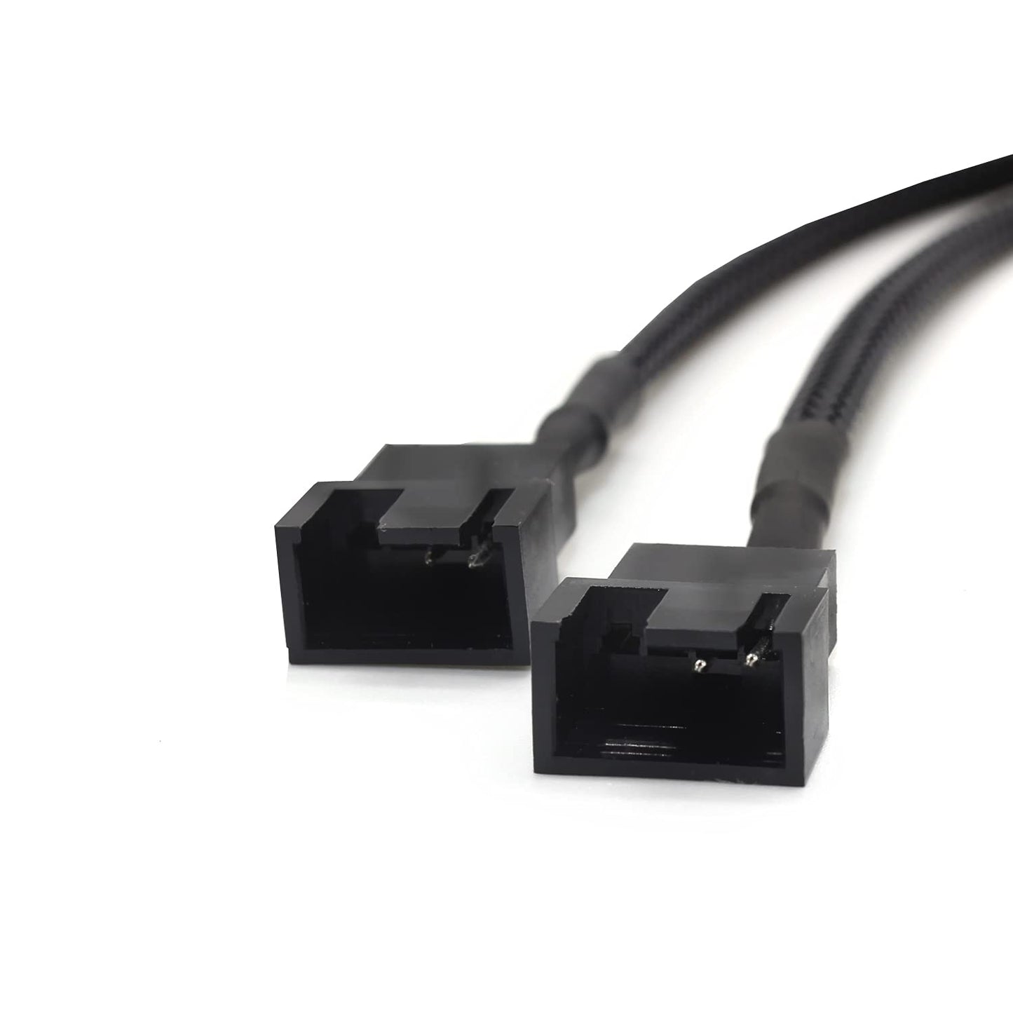 OPSFALCON 2 Pack SATA to 2 x 2-Pin PC Case Fan Power Adapter Cable Support 3 Pin / 4 Pin, Dual 2Pin to 15 Pin SATA Computer Cooler Cooling Fan