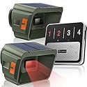 Chtoocy Solar Driveway Alarm Wireless Outdoor 1/2 Mile Range - Customizable Alarm Tones Weatherproof for Driveway Gate, 3 Sensitivity Motion Sensor