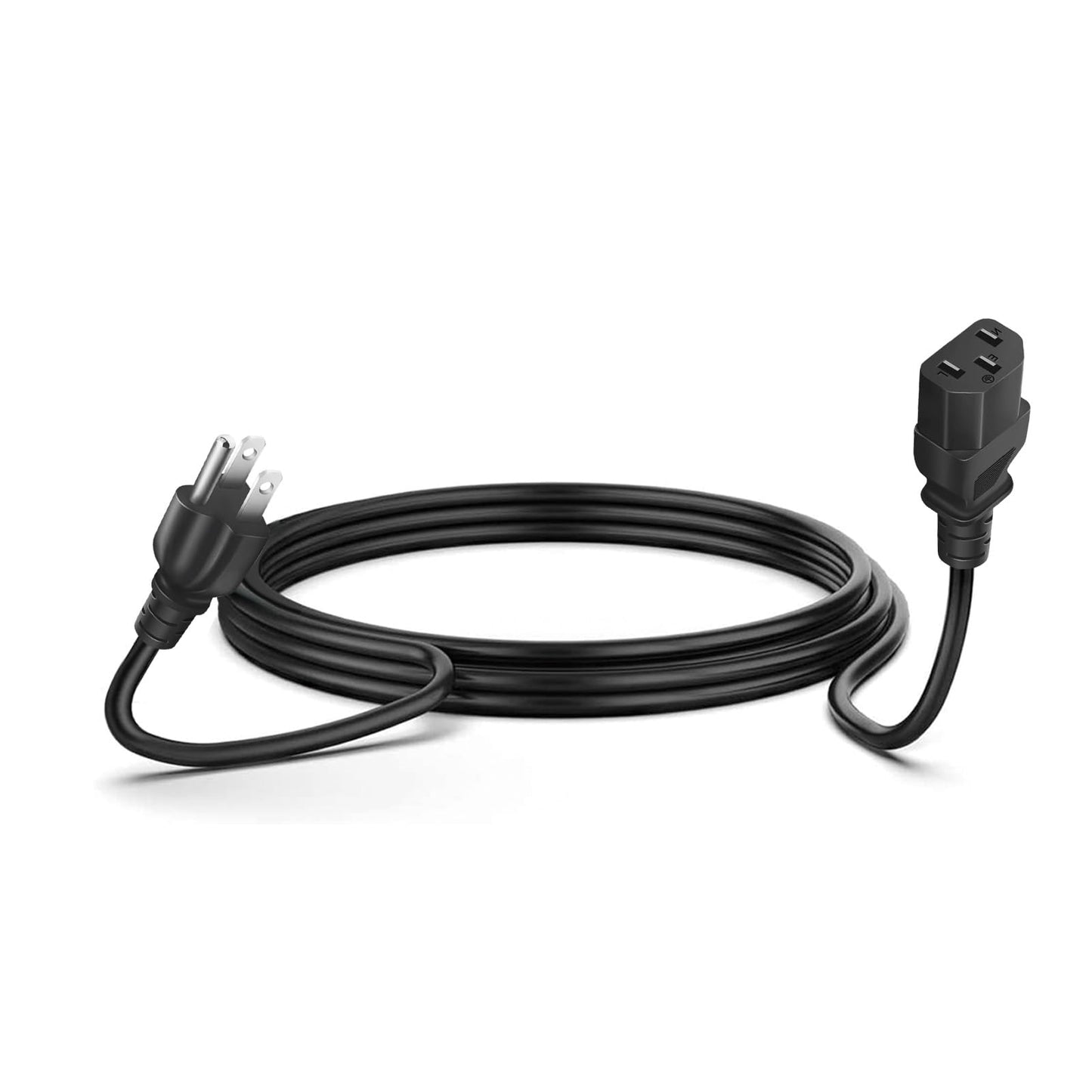 6FT Universal 3 Prong AC Power Cable Cord for Computer, TV, Monitor, Walking pad Treadmills,Goplus Yagud Superun Treadmill,Vibration Plate Exercise