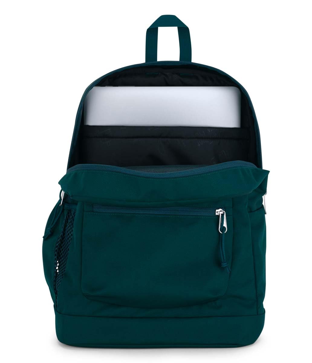 JanSport 26L Cross Town Plus Backpack, Deep Juniper