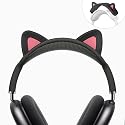 WQNIDE Headband Cover for AirPods Max, Cute Cat Ears Design, Soft Silicone Headband Protector, Comfort Cushion/Top Pad Protection, Compatible