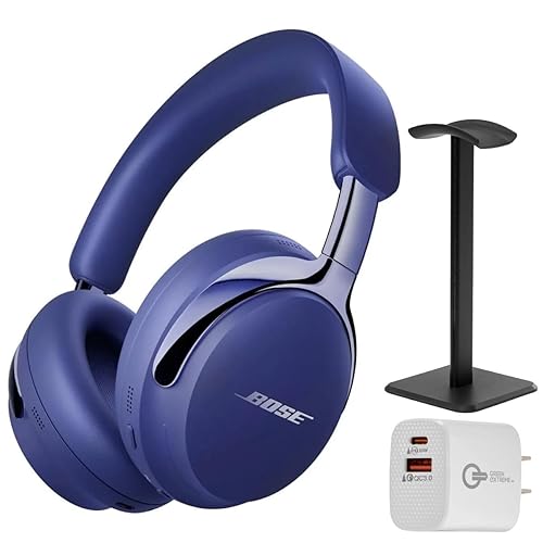 Bose (2nd Gen QuietComfort Ultra Bluetooth Headphones, Wireless Headphones with Spatial Audio, Over Ear Noise Cancelling with Mic, Up to 30 Hours…