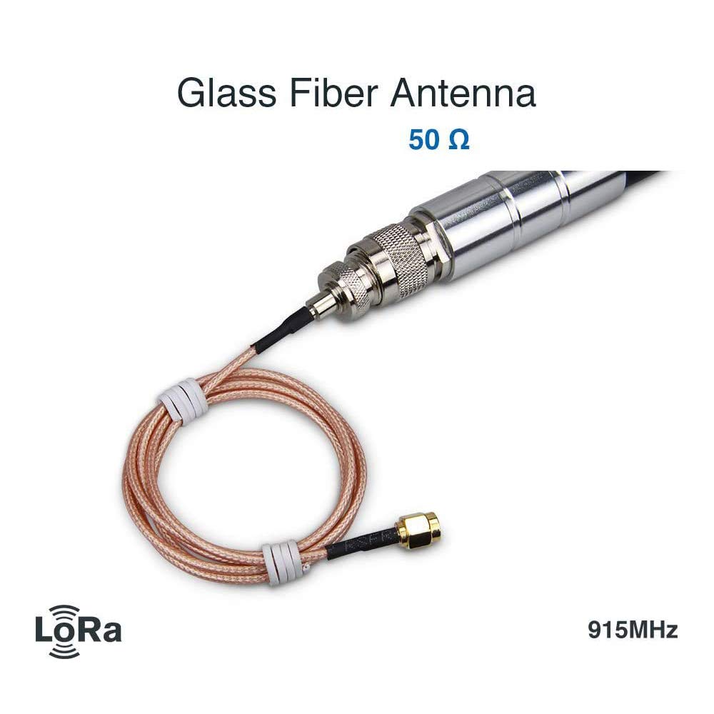 LoRa Gateway Antenna 3dbi Gain Indoor Outdoor Omni-Directional Glass Fiber LoRaWan Antenna N-Male SMA Connect Cable Ultra Distance Transmission 915MHz