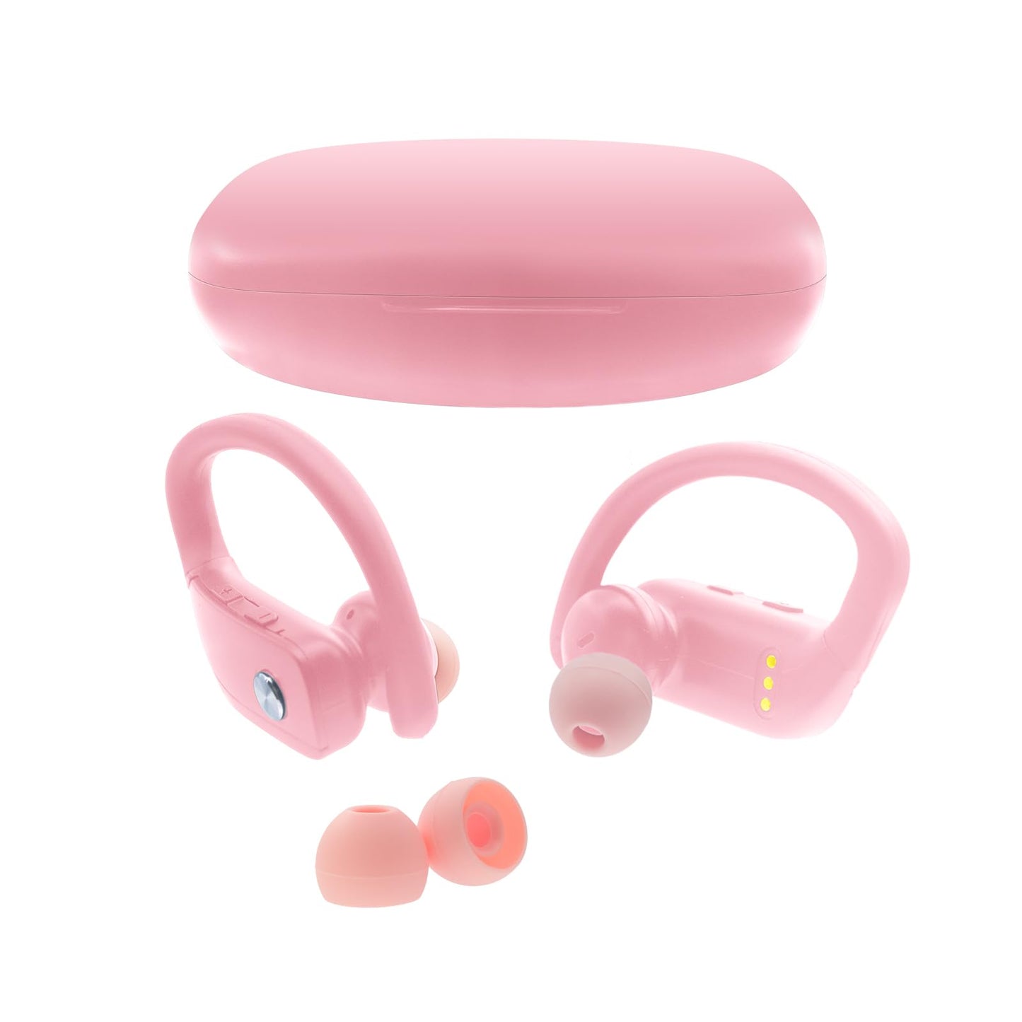 Silicone Eartips Replacement for bmani T16 / bmanl T16 Wireless Earbuds, 9 Pairs (S/M/L) Pink