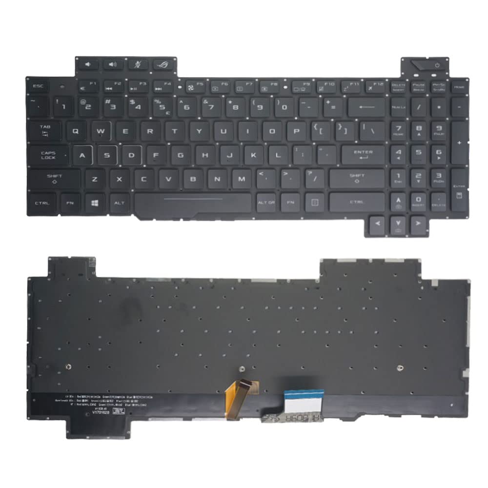 Laptop Replacement Keyboard Compatible for Asus ROG Strix SCAR Edition GL703GS GL703GM US Layout Backlit