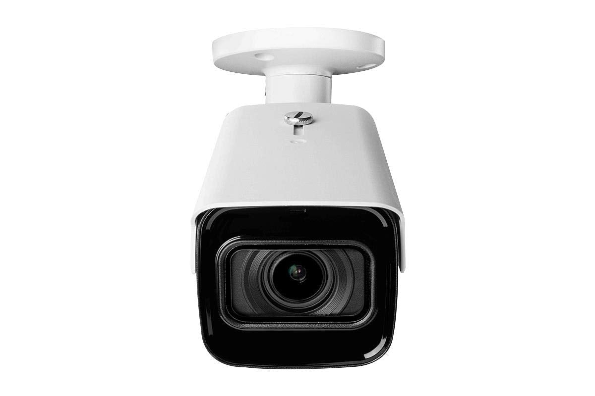 Lorex LNB9292B 4K (8MP) Motorized Varifocal Smart IP Black Security Camera with 4X Optical Zoom and Real-Time 30FPS Recording, 150ft Night Vision