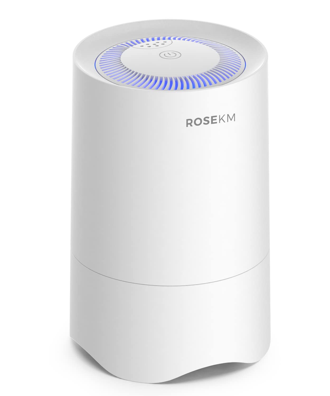 Rosekm Small Air Purifier for Home Bedroom, Personal Desk Mini Air Purifier, Room Hepa Air Purifier Fresheners Cleaner for Dorm, Pets, Smoke, Desktop
