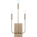 Capital Lighting 621931AD Zander Modern ADA Compliant Organic Wall Sconce, 3-Light 180 Total Watts, 20" H x 9" W, Aged Brass