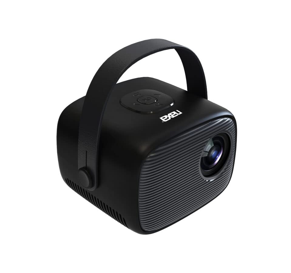 Naxa Electronics NVP-2002 Portable LCD Mini Projector with Remote, for Streaming from Phones, Gaming, HDMI, USB 2.0, MicroSD Support, AV in, DC