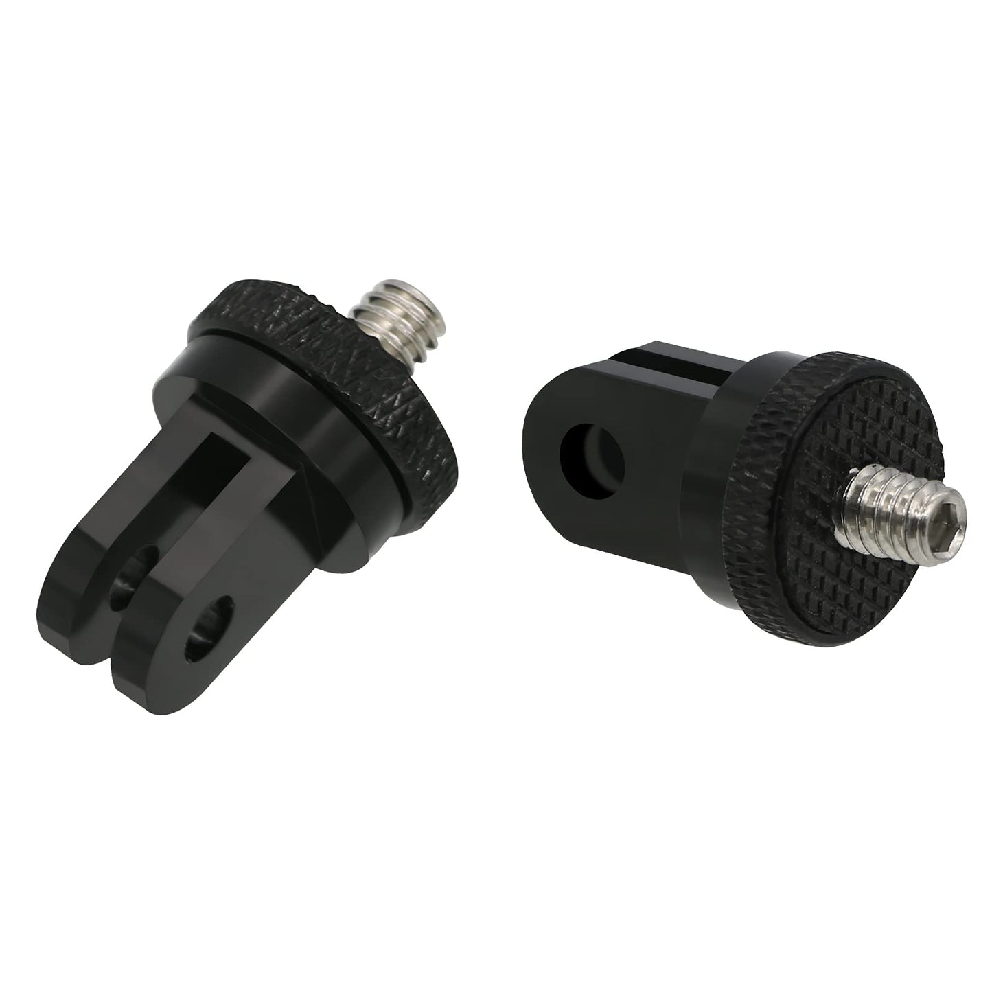 1/4 Inch Aluminum Metal Camera Mount Adapter, Conversion Camera Tripod Mount Compatible with GoPro Hero 13/12/11/10/9/8 Black,DJI Action 6/5 Pro/4/3
