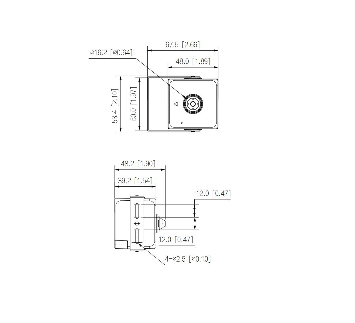 EmpireTech Special Series 4MP 2.8mm Fixed-Focal Lens IP Camera PoE Mini Camera Built in MIC,Video Tampering, Audio Detection, HUM4431S1 L4