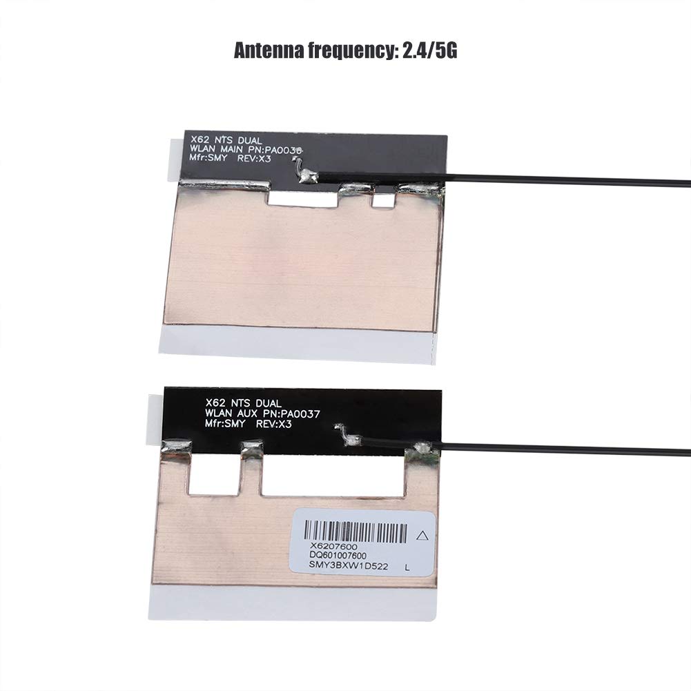 Wendry Built-in M.2 Antenna with Port Strong Receiving 2.4/5G Antenna Frequency Suitable for All Kinds of Minicomputer, Notebook Computer, Tablet DIY