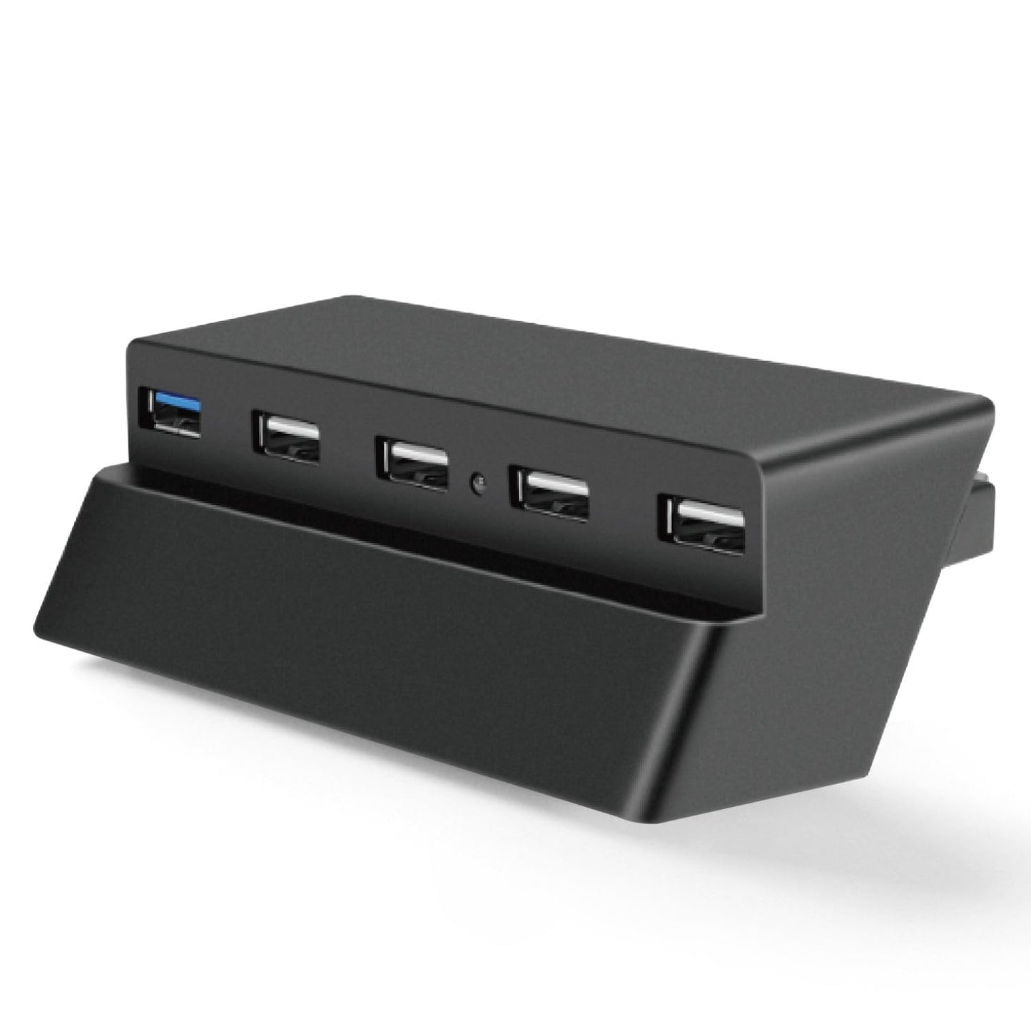 TNP 5 Port USB Hub for PS4 Slim Edition - USB 3.0/2.0 High Speed Extender Adapter Accessories Expansion Hub Connector Splitter Expander