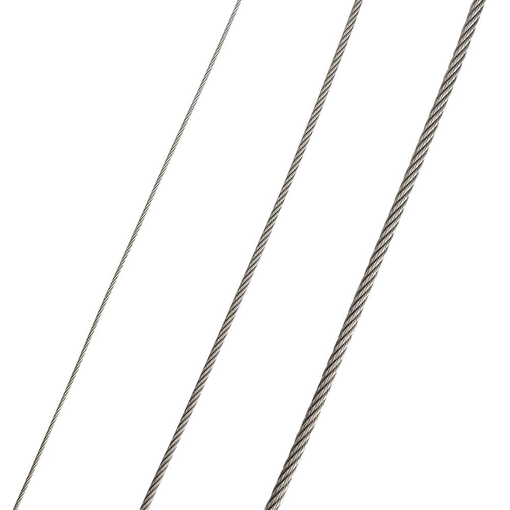 Speaker Safety Stainless Steel Cable?Safety Wire Rope for Ceiling Speaker Mounted Ceiling or on The Wall,Add Security,for Hanging Light,Lock
