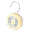 Iwinna Motion Sensor Night Light, Smart Night Light for Kids, LED Stairs NightLight Stick-On Closet Light Wall Motion Activated Lamp Warm White Light