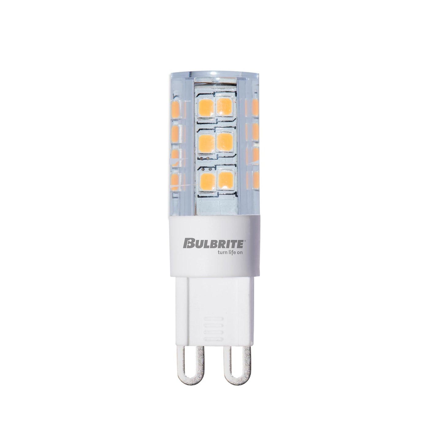 Bulbrite 770577 LED Filament T5 Light Bulb, 3.5W (25W Equivalent), G9 Bi-Pin Base, 3000K, Clear Finish, Energy Efficient Mini LED