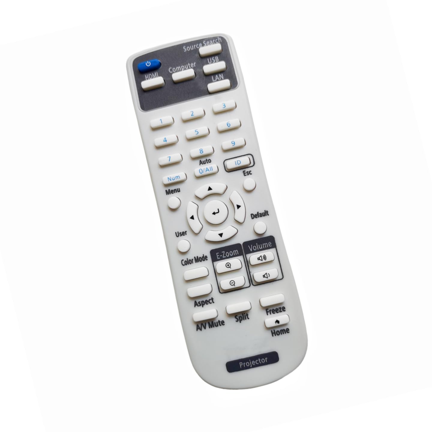 Loakdsa Replacement Remote Control for Epson Projector EB-118 EB-720 EB-725W EB-725Wi EB-735F VS260 EX3280 EX5280 EX9230 PRO EX10000 EX7280 EX9240