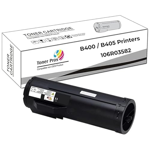 Toner PROS (TM) Remanufactured Xerox Versalink 106R03582 Toner Cartridge - Black High Capacity Toner Replacement for Xerox Versalink B400 / B405