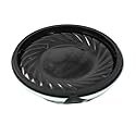 uxcell 1 Watt 8 Ohm 28mm Dia Magnetic Type Aluminum Round Speaker Silver Tone Black