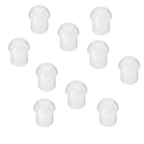 KEYBLU Replacement Mushroom EarTips Earbuds for Radio Acoustic Tube Style Earpieces (10 pcs)