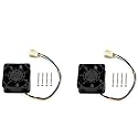 2 Pack Dedicated DC 5V Cooling Fan Compatible with NVIDIA Jetson Nano Developer Kit and B01 Version PWM Speed Adjustment Strong Cooling Air Fan