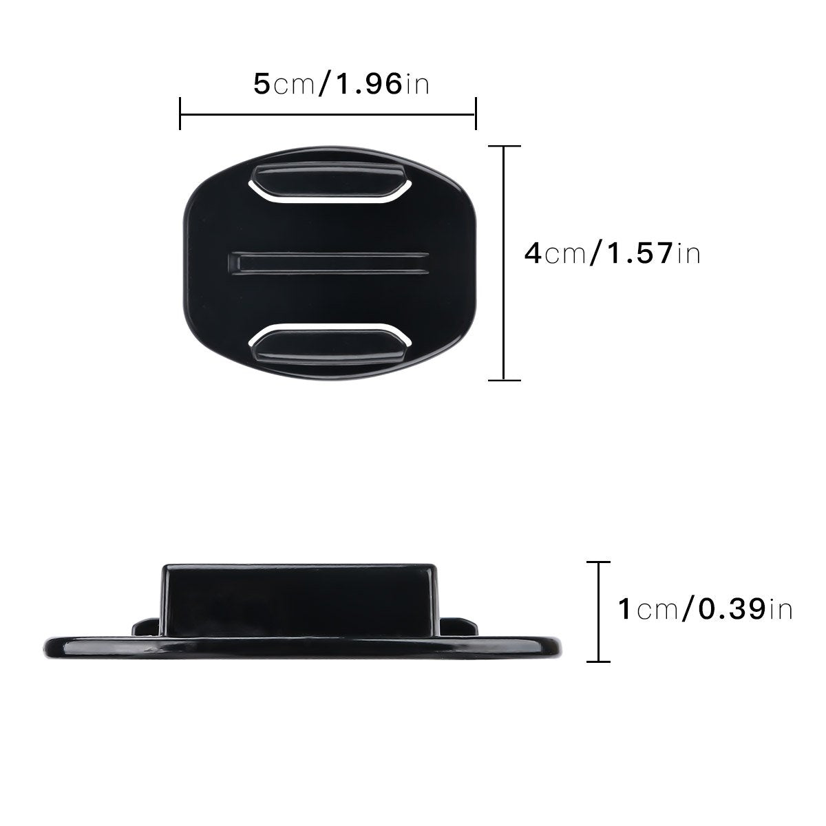 AFAITH 10 Pack of 3M Flat Adhesive Mounts for GoPro Camera Case