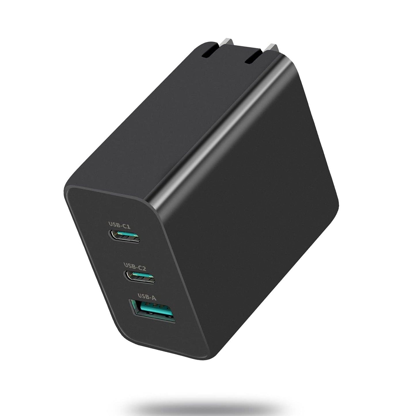 USB C Charger 65W 3 Port Foldable Type C Wall Charger, Fast PD GaN Charger for iPhone 13 Pro Max/13 Pro/13/13 Mini, MacBook Pro, iPad Pro, Switch