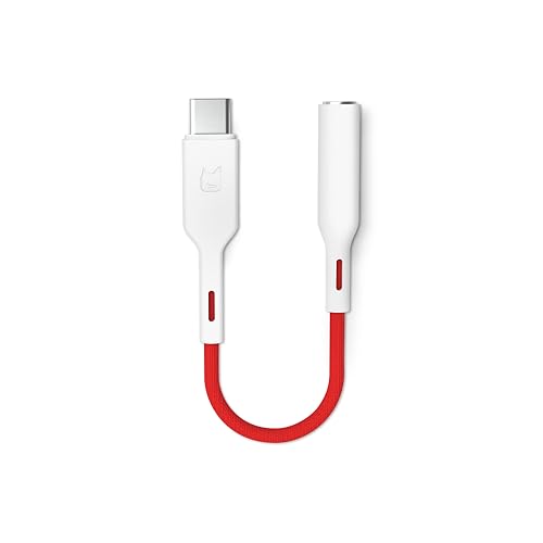 Tonies USB-C to AUX Adapter for Toniebox 2 - Headphone Jack Converter with Built-in DAC - Safe Audio for Kids, 3.5mm Female to USB-C Male