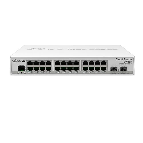 Mikro Tik Mikrotik CRS326-24G-2S+in Cloud Router Switch with 24x Gigabit Ports and 2X SFP+ Cages